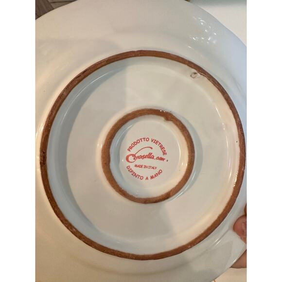 IL Fornaio Restaurant Vesuvius Napoli Naples Festa Dinner Plate Set Of 4 - Picture 5 of 10